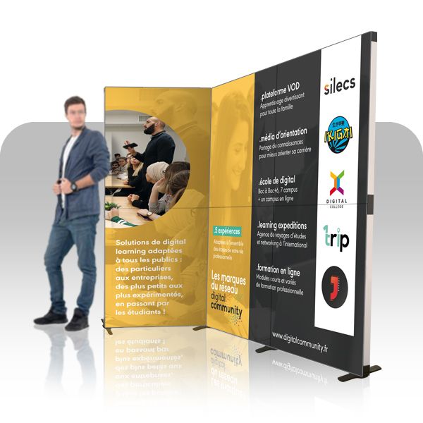 image du produit : Flextile 100 - 6 cadres - 1 angle